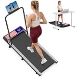 Walking Treadmill Pad with 8% Incline & Handle Bar for Under Desk