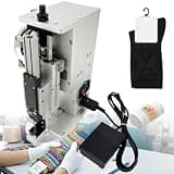 Single Needle Pneumatic Hang Tag Machine, 0.2"-1.7" Compatible Tag Pins, Stable High-Speed Sock Labeling Equipment for Garments Knitwear Towels