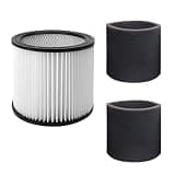 5 Gallon and Large Wet & Dry Vacuum Cleaner Accessories Replacement Filter ，Compatible for Shop Vac， 90304 90350