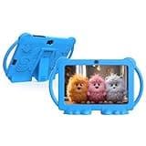Kids Tablet 7 inch for Boys Girls Android Tablets for Kids, 4GB RAM 32GB ROM Toddler Tablet, WIFI Bluetooth, Safety Eye IPS Screen, Parental Control, Dual Camera Shockproof Case for Educational Games