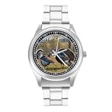 NTVOWPZO Three-Hand Analog Stainless Steel Watches for Men Easy Reader