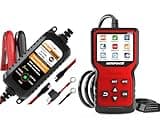 MOTOPOWER MP00205A Battery Charger and MP69033 Pro OBD Code Reader