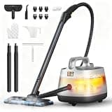 Portable Steam Cleaner, 293°F 58 PSI Powerful Multipurpose Handheld Steam Mop, 21 Attachments, 50Oz Capacity, Heavy Duty Steamer for Carpets, Floors, Cars, Tiles, Crack Cleaning, Turquoise
