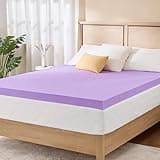 2 Inch Twin Lavender Infusion Memory Foam Mattress Topper for Relaxing Sleep, Ventilated & Pressure Relieving, CertiPUR-US Certified, Medium Firm Topper in a Box, Twin Size, 38"x75"