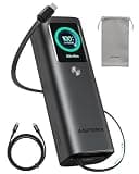 AsperX Laptop Power Bank, 165W 20,000mAh Retractable Cable Aluminum Unibody