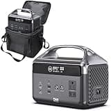 DaranEner Portable Power Station 192Wh LiFePO4 Battery, Solar Generator with Storage Bag, 2×AC 300W (600W Surge), USB-C 60W PD, Fast Recharge for Camping, RV, Outdoor, Emergency Backup