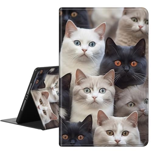 Case for 6" Kindle Paperwhite (10th Generation, 2018 Release),PU Leather Slim Standing Smart Cover Case with Auto Sleep/Wake for Kindle Paperwhite 4 (10th Gen 2018)-Cute Cat