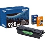 Brother Genuine TN920XXL Black Super High Yield Toner Cartridge, Up to 11,000 Pages, Bundle with Deco Essentials Printer eBook for HL-L5210DW, MFC-L5710DW, HL-L6210DW, HL-L6210DWT