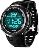 LYMFHCH Men's Digital Watch, Sports Waterproof Military Watches for Men LED Casual Stopwatch Alarm Tactical Army Watch