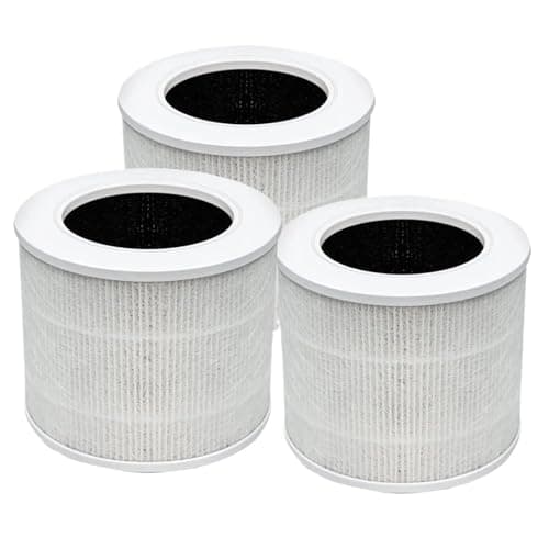 Replacement Filter Accessories，Compatible For LEVOIT，Core Mini Core200S Core300 Core300-P Vista 200 Core600S Core600S-P Air Purifier Parts Replacement(Mini 3Pcs)