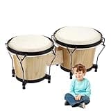 Bongo Drum,Educational Percussion Instrument | 6 Inch and 7 Inch Bongos for Kids Adults Beginners, Educational Percussion Instruments