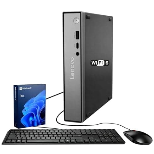 Lenovo ThinKCentre Neo Business Mini Desktop, Intel Core i3-1315U, 16GB DDR5, 512GB SSD, Windows 11 Pro