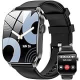 Haulvean Curve Smart Watch for Men Women, 1.91" Smartwatches with 120+ Sport Modes, Fitness Tracker with Bluetooth Call, Heart Rate, Waterproof Activity Tracker Smartwatch for iOS Android Phones