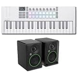 Novation Launchkey Mini 37 White with Mackie CR Speakers Bundles