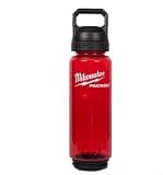 Milwaukee 1005ml PackOut Red Plastic Bottle with Chug Lid
