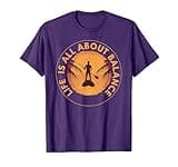 Men Paddleboarder on SUP Paddle Board for Standup Paddling T-Shirt