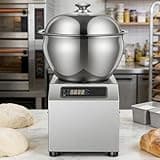 High-Power 1800W Electric Dough Kneading Machine, 8KG Capacity, Dual Rotating Flour Mixer with Timer & Heating Function for Bread & Pizza Dough