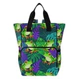 Amooorous Baby Diaper Bag Backpack Travel Diaper Bags Painted Tree Frogs