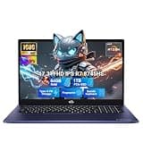 NIMO 17.3" FHD Gaming Laptop, AMD Ryzen 7 8745HS（8C/16T）, 64GB RAM 1TB SSD, Radeon 780M Graphics, WiFi 6E Backlit Keyboard Fingerprint, 100W PD Type-C PC, Win 11 Computer for Business Video Creator