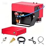 Portable Pneumatic Marking Machine,Metal Engraver for VIN Code Frame Chassis Number,Air Dot Peen Marking Machine,Electric Marking Engraving Machine(Type F 180X20mm)