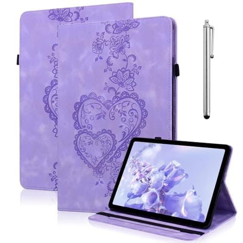 YiChZhe Case for Xiaomi Pad 7/7 Pro (11.2 Inches, Model 2025) with Pen Holder, Thin PU Leather Stand, Shockproof Tablet Protective Case with Stand Function and Card Slot, Purple