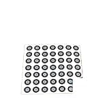 1000 Points 3D Scanning Markers, Target Points,Optical Tracking 3D Scanner Marker for Easier Scanning for Complex Details(Inner 6 Outer 11mm)