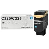 006R04828 C320 C325 Cyan Toner Cartridge High Yield Replacement for Xerox C320 Color, C325 Color Multifunction Printer, 1 Cyan