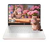 HP Stream 14" Laptop, HD BrightView, Intel Celeron N150 (>N4120), 4GB RAM, 128GB UFS, Microsoft 365, Windows 11 S, USB-C, WiFi, 720p Webcam, with 5ave Accessories, Rose Gold