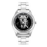 NTVOWPZO Three-Hand Analog Stainless Steel Watches for Men Easy Reader