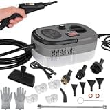 Foandbevi Steam Cleaner 2500W High Pressure Steamer for Cleaning, Car Steamer Handheld Steam Cleaner for Home Use, Hardwood Floor Steam Cleaner for Upholstery, Kitchen, Bathroom, Grout