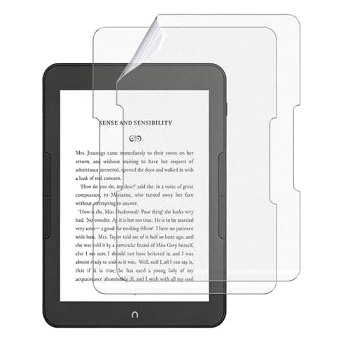 YAJOJO 2-Pack Matte Screen Protector for Barnes & Noble NOOK GlowLight 4 Plus eReader 7.8-inch,Anti-Glare Premium PET Full-Coverage Matte Screen Protector for Barnes & Noble NOOK GlowLight 4 Plus