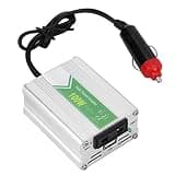Omquot 100W Car Power Inverter Voltage Inverter, Effective DC12V to AC220V, Correction Waves, LED Indicator for Electrical Emergencies, Magnalium Material
