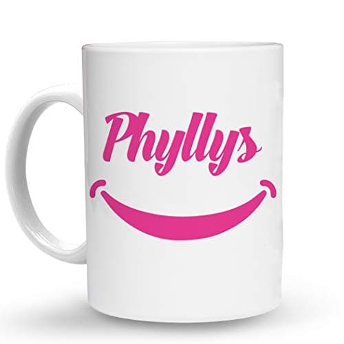Makoroni Phyllys Female Name - 11 Oz. Unique Ceramic Coffee Cup, Coffee Mug