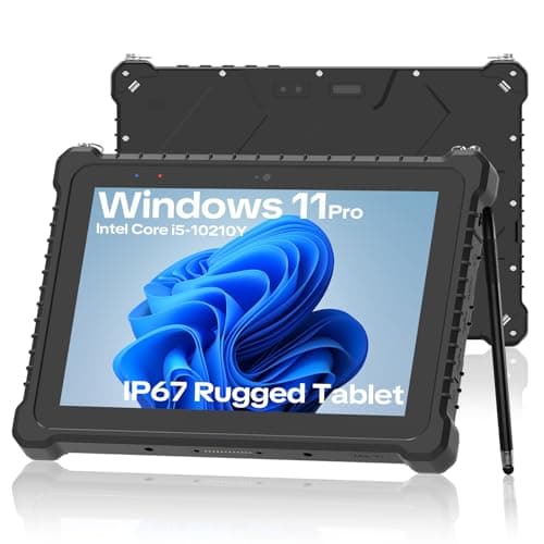 NORQIN 10.1 inch Rugged Tablet PC,Windows 11 Pro Tablet,Intel i5-10210Y,16GB＋128GB,IP67 Waterproof,8000mAh,700‑nit Sunlight‑readable,Industrial Construction Work,4G LTE/WiFi6/GPS/NFC/2D Scanner