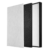 JXHOENGPO Activated Carbon Deodorizing Filter, Compatible with Sharp, for Air Purifier UA-HD60E-L UA-HG60E-L True HEPA Filter UZ-HD6HF UZ-HD6DF(1 Set and Humidifer-1)