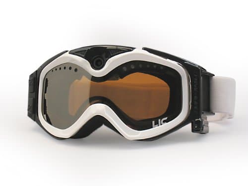 The Liquid Image XSC Summit Series 335W HD Snow Goggle with Integrated True POV HD Video Camera with 1.5x Optical Zoom and 1-Inch LCD Screen - White