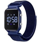L LAVAREDO Kids Digital Watches for Boys Girls,Sport Watch with Pedometer Stopwatch Vibration Alarm Nylon Band for Ages 5-13,No App Fitness Tracker Watch for Kids Teens Birthday Christmas Gifts