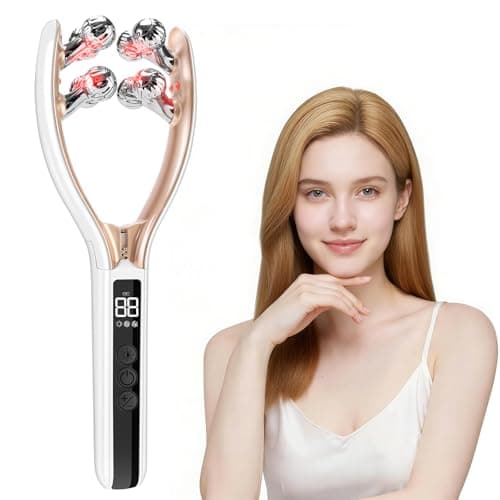 PVACG Face Massager Tool with Red Light, Face Sculpting Tool & Facial Roller for Women, Rechargeable Jawline Shaper and Neck Massager, Face Slimmer Beauty Device for Face Neck Portable Skin Care Tool