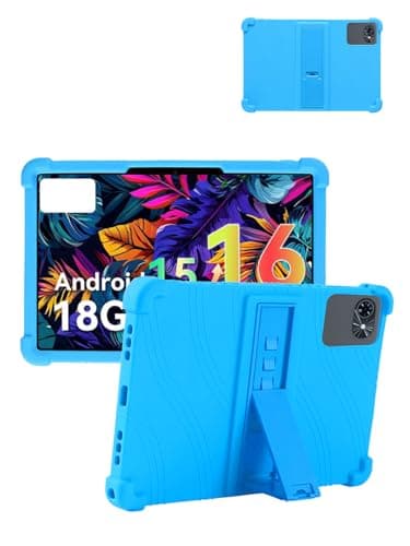 Case for TABWEE T80 (10 Inch) 2026 Android 16 Tablet Protective,Shockproof Lightweight Silicone Protective Cover with Stand,Child-Friendly Protection,Easy to Clean Design,Sky Blue