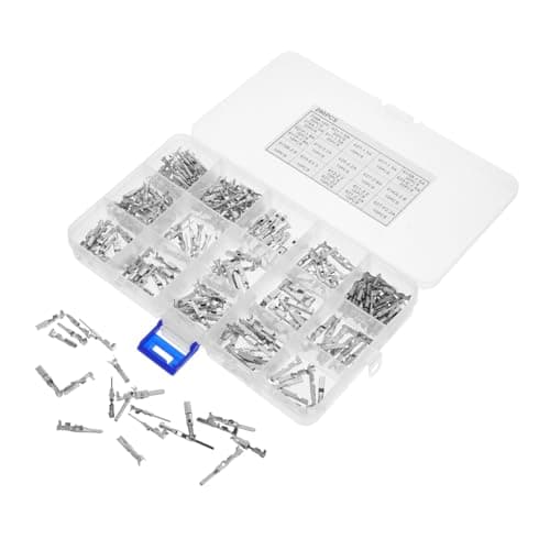 Hohopeti 290pcs Automotive Wire Terminal Pin Connector Kit Crimp Connectors for Electrical Wiring Cars and Motorcycles and Versatile Pin Accessories