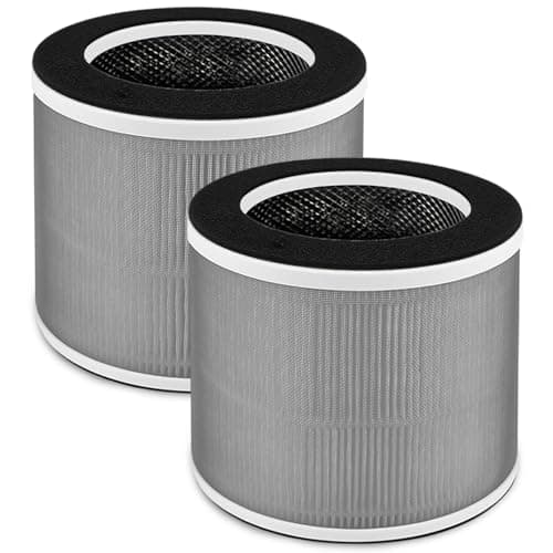Mllecary HPA120& HPA125 Replacement Filter O, Compatible with Honeywell HPA120, HPA125 Air Purifier, Part Number HRFO1, 2 Pack