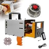 MhWrughts Portable Handheld Dot Peen Marking Machine 30 x 80mm, 120W Electric Metal Engraver with Touch Screen for VIN Codes, Serial Numbers & Logos Standard-Plug-in