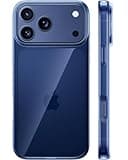 TORRAS for iPhone 17 Pro Max Case Crystal Blue, [Anti-Yellowing][Military-Grade Protection], Ultra Slim Anti-Scratch Back, Soft Bumper, Non-Slip Protective Phone Cover, Blue 6.9"