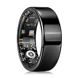 King Will 8mm Men's Black Rings, Polished Surface, Waterproof Wedding Band, Comfort Fit Size 9