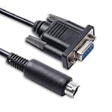 Bainoontech Custom Pinout DB9 Female to Mini Din 6 Pin RS232 Serial Cable for PS/2 Mouse Extension & Communication(6 Feet/1.8M)