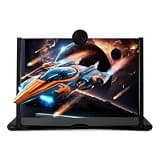 10" 3D HD Phone Screen Magnifier Pull-Out Stand Movies Screen Magnifier Gaming Screen Magnifier for Elderly/Kids(Black)