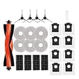 Compatible For Dreame， L10s Pro Ultra Heat, X30, Accessories Vacuum Cleaner Replacement Main Side Brush Filter Mop Dust Bag(23pcs-a)