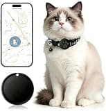 MDTZULIK Cat Collar Breakaway, Reflective Kitten Collar with Apple Tag Holder and Bell for Girl Boy Cats, 0.4 Inches in Width and Lightweight