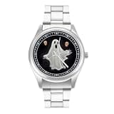 NTVOWPZO Three-Hand Analog Stainless Steel Watches for Men Easy Reader