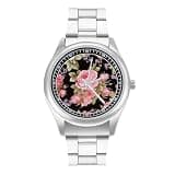 NTVOWPZO Three-Hand Analog Stainless Steel Watches for Men Easy Reader